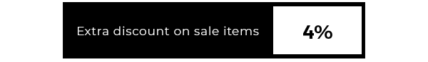 Extra discount on sale items